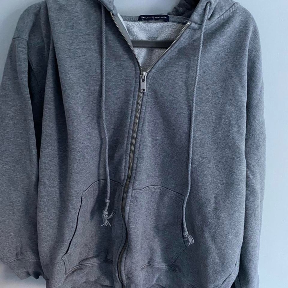 Brandy Melville Gray christy hoodie
